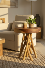 Yuvarlak Bohem Sehpa