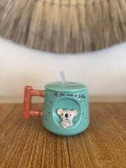 Kapaklı Kaşıklı Kupa