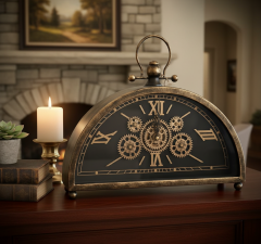 Roma Çarklı Yarım Daire Masa Saati