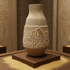 Nil Hamur Yazılı Vazo